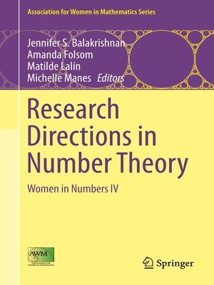 cover image of Research Directions in Number Theory